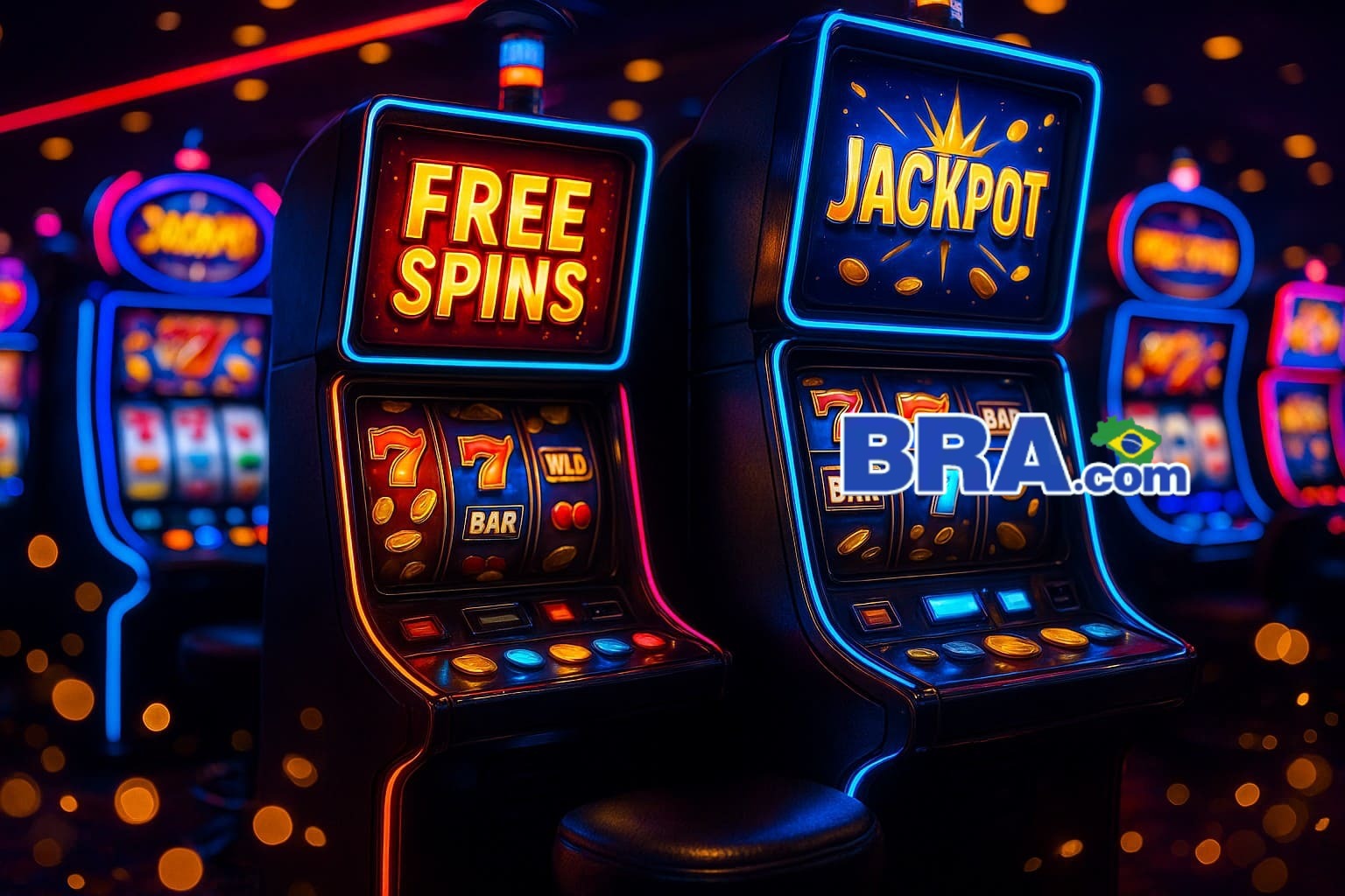 Diversos jogos de caça-níqueis